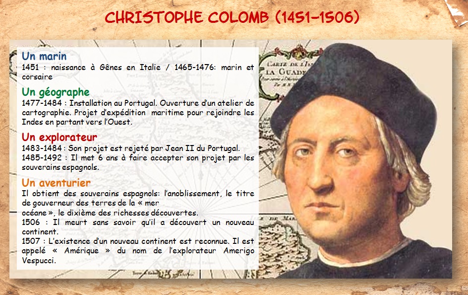 DOC 1 -  Qui est Christophe Colomb ?
